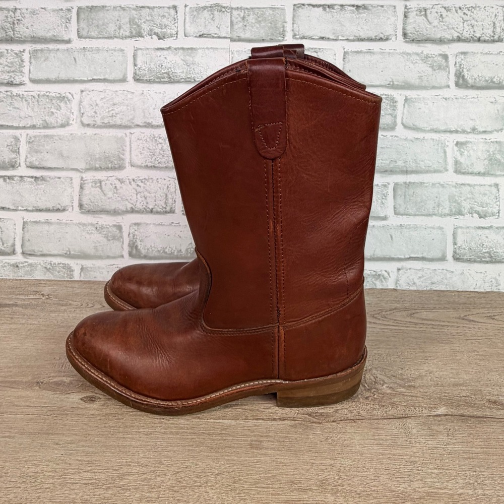 Iron Age 634 Wellington Work Boots Brown Leather Mens 9 3E